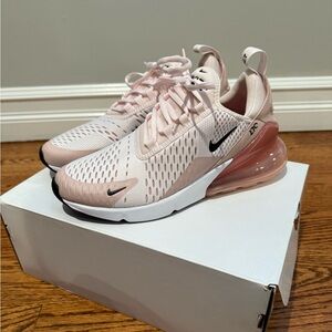 Nike Women’s Air Max 270 Sneakers in Fresh Pink and Black